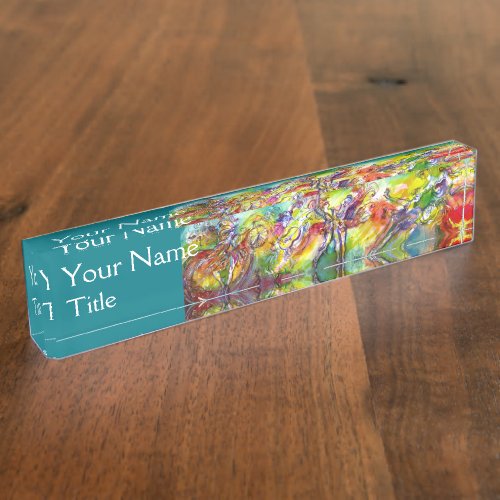 ITALIAN CARNIVAL DanceMusic Event Coordinator Nameplate