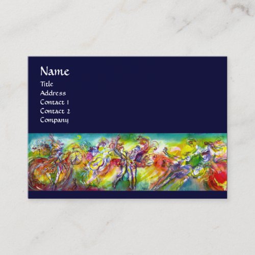 ITALIAN CARNIVAL Dance MusicTheater Artist Business Card