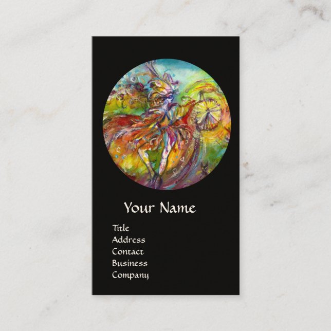 ITALIAN CARNIVAL /Dance ,Music,Theater Artist Business Card (Front)