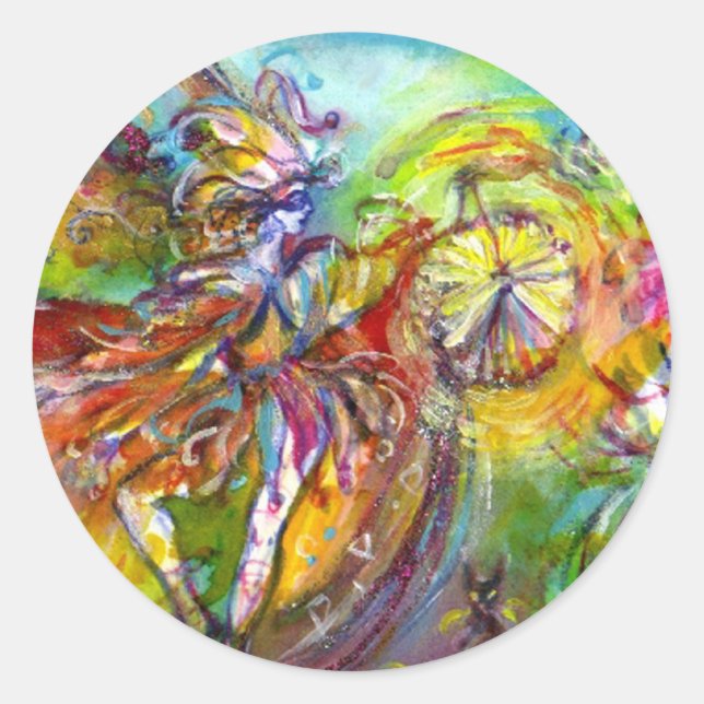 ITALIAN CARNIVAL / Dance,Music,Theater Classic Round Sticker (Front)
