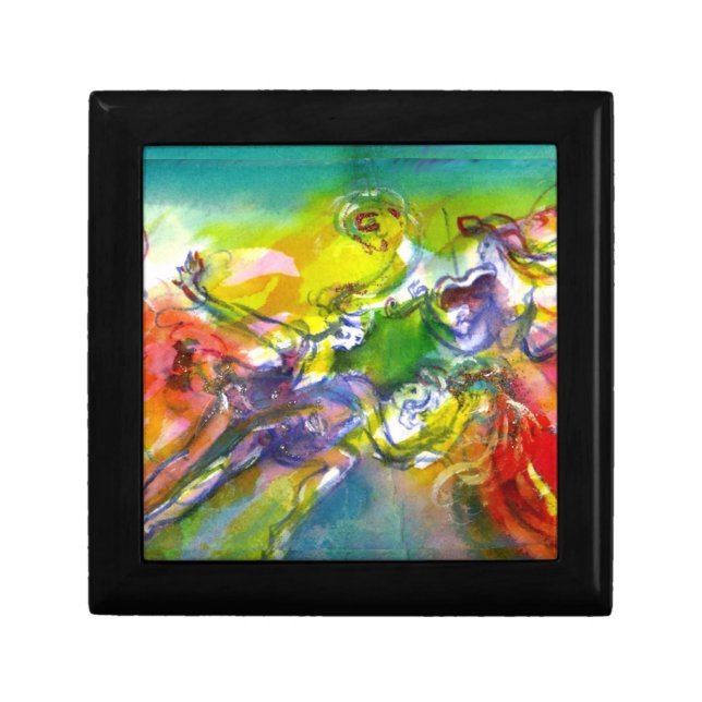 ITALIAN CARNIVAL / Dance,Music,Theater Jewelry Box (Front)