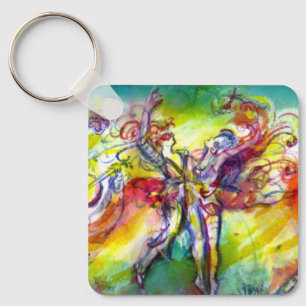 ITALIAN CARNIVAL / Dance,Music,Theater Keychain