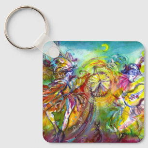 ITALIAN CARNIVAL / Dance,Music,Theater Keychain