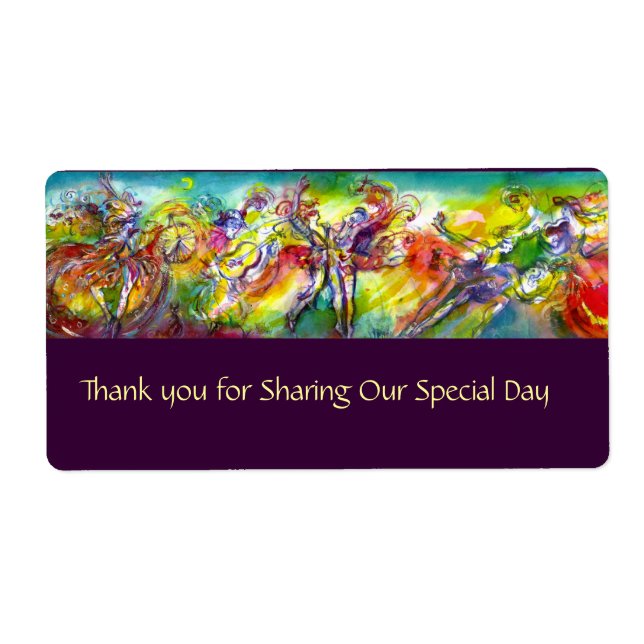 ITALIAN CARNIVAL / Dance,Music,Theater Label (Front)