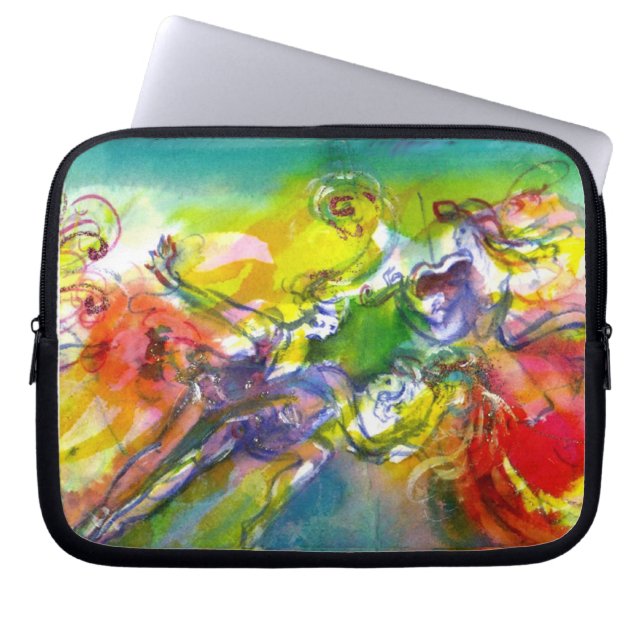 ITALIAN CARNIVAL / Dance,Music,Theater Laptop Sleeve (Front)