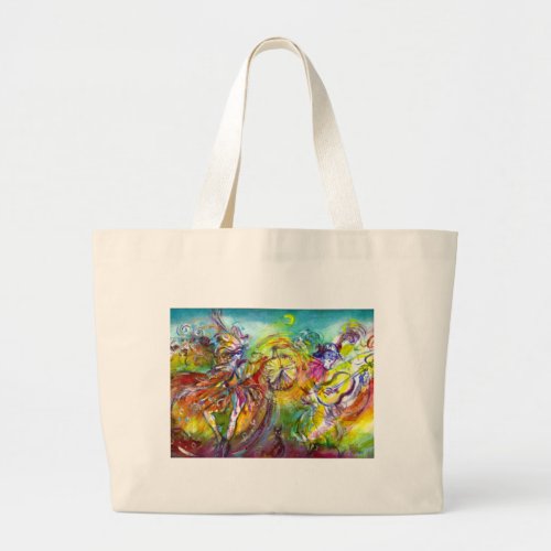 ITALIAN CARNIVAL Dance MusicTheater Large Tote Bag