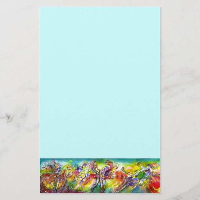 ITALIAN CARNIVAL / Dance,Music,Theater Stationery (Front)