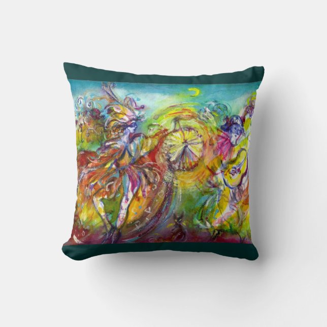 ITALIAN CARNIVAL / Dance,Music,Theater Throw Pillow (Front)