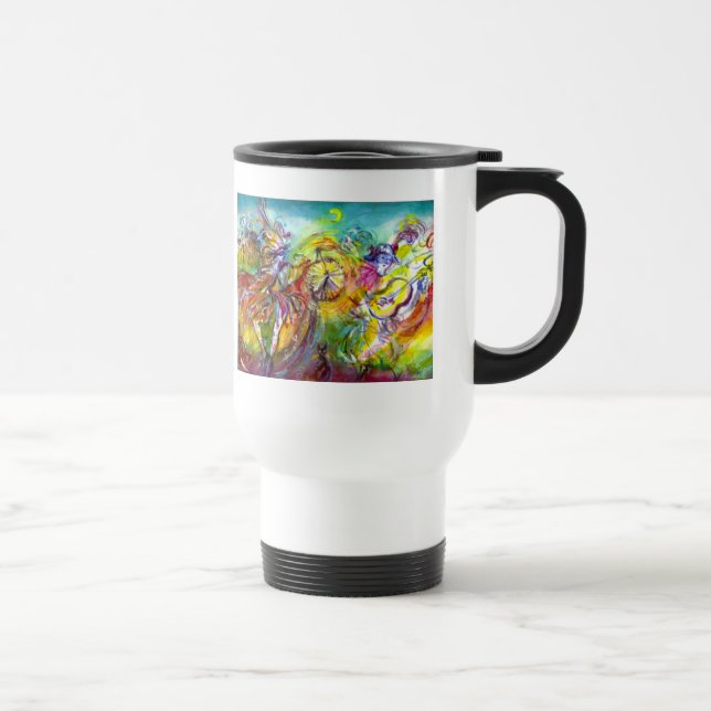 ITALIAN CARNIVAL / Dance,Music,Theater Travel Mug (Right)