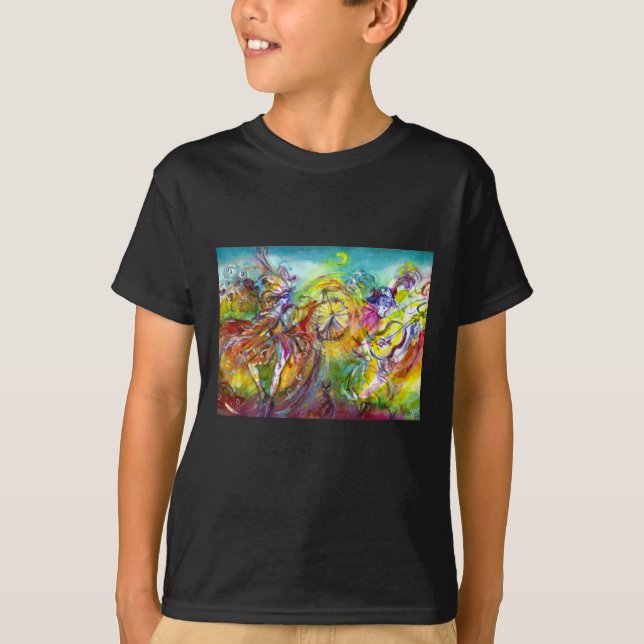 ITALIAN CARNIVAL ,Venetian Masquerade Dance,Music T-Shirt (Front)