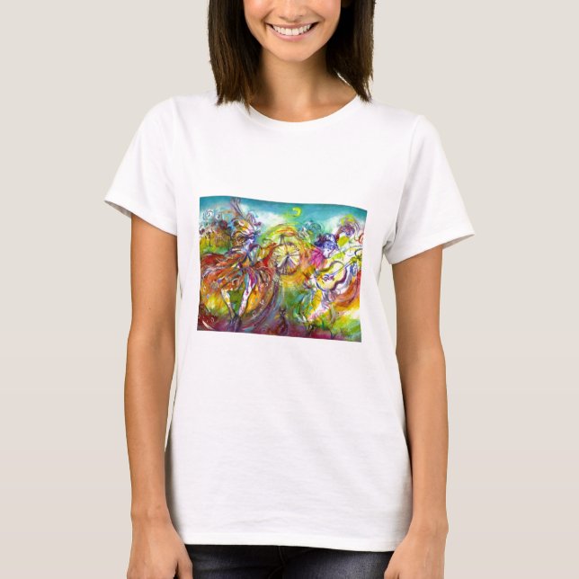 ITALIAN CARNIVAL ,Venetian Masquerade Dance,Music T-Shirt (Front)