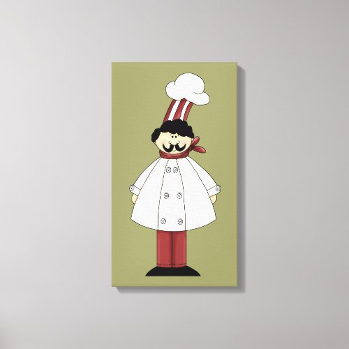 Italian Chef 1 Canvas Print