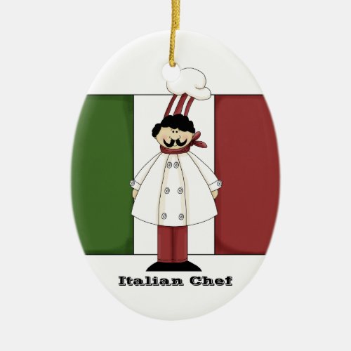 Italian Chef 1 Kitchen Ornament