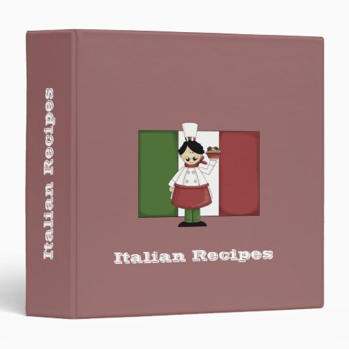 Italian Chef 3 Reciper Binder