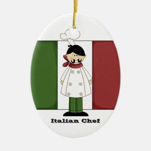 Italian Chef 5 Kitchen Ornament