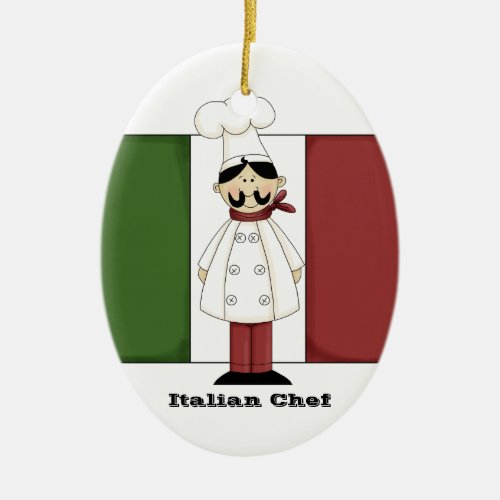 Italian Chef 6 Kitchen Ornament