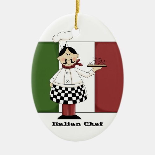 Italian Chef 7 Kitchen Ornament