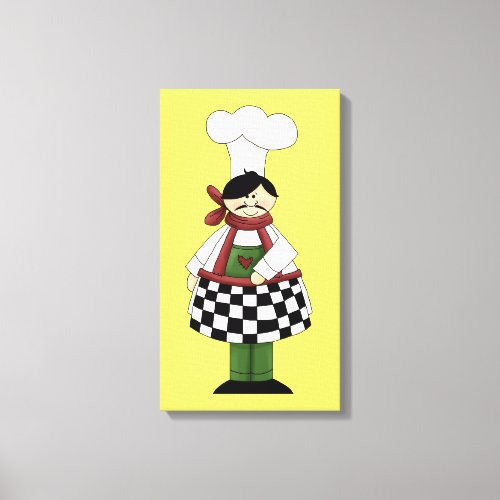 Italian Chef 8 Canvas Print