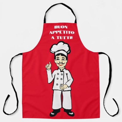 Italian chef apron