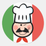 Italian Chef Classic Round Sticker