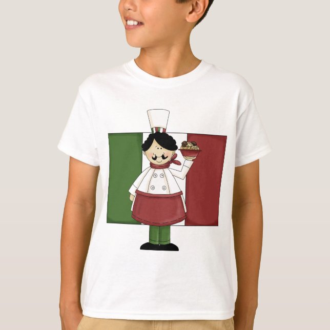 Italian Chef - Customizable T-Shirt (Front)