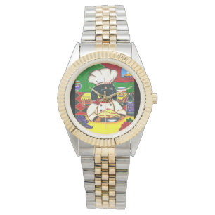 ITALIAN CHEF DACHSHUND WATCH