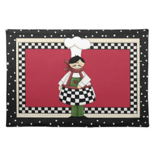 Italian Chef fun place mat