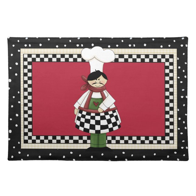 Italian Chef fun place mat (Front)