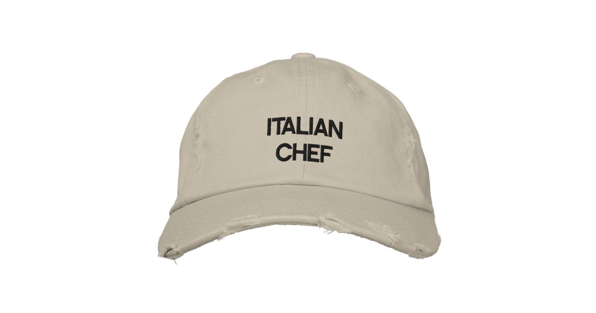 “ITALIAN CHEF” HAT | Zazzle