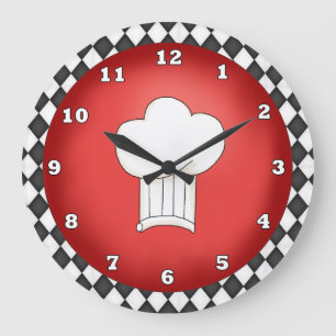 Italian Chef Hat clock