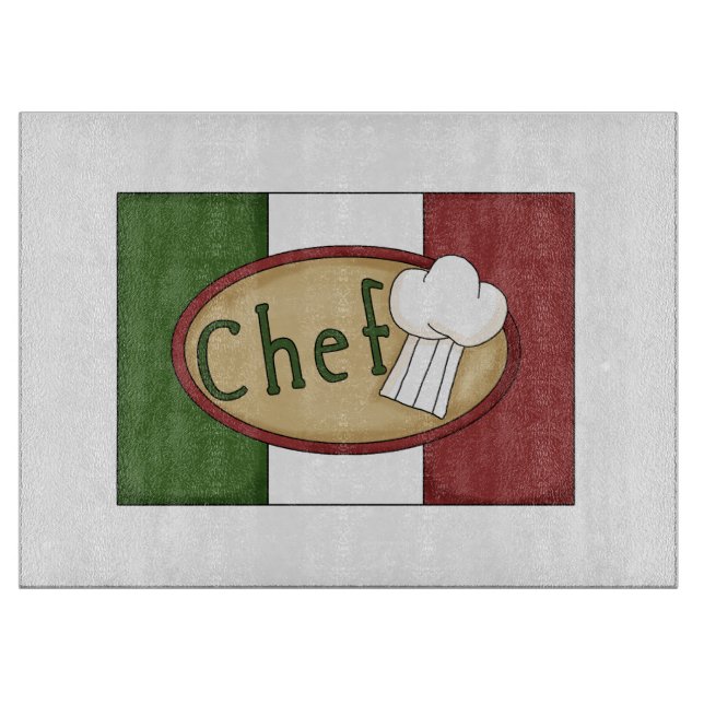 Italian Chef Hat Cutting Board (Front)