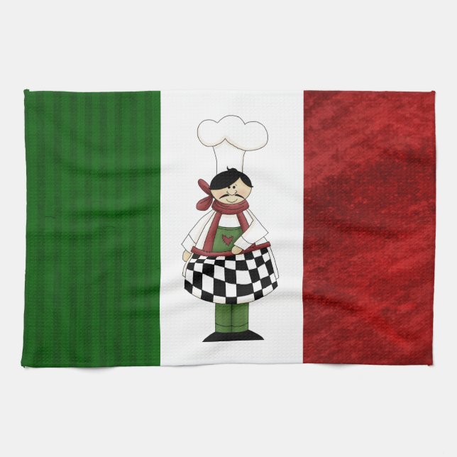Italian Chef Kitchen Towel (Horizontal)