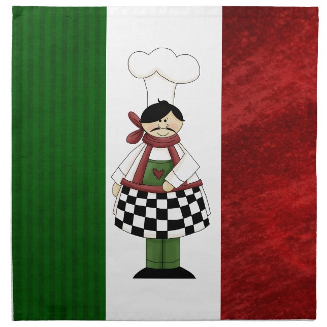 Italian Chefs Napkin (Front)