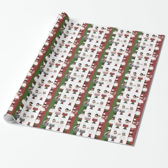 Italian Chefs Wrapping Paper