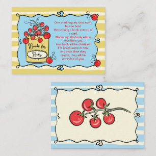 Italian Cherry Tomato Books for baby Enclosure Card