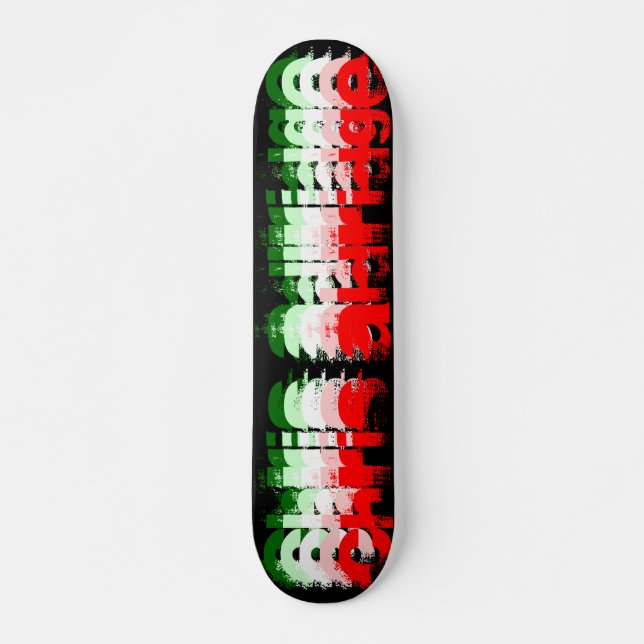 Italian chris ADLRIDGE, Skateboard (Front)