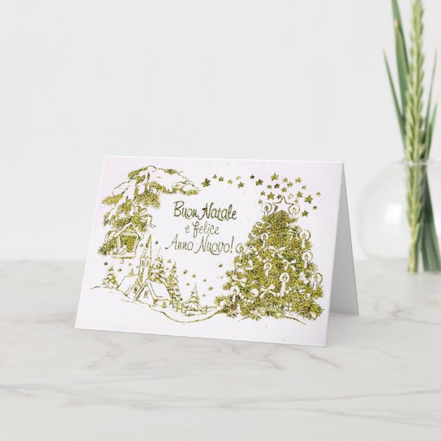 Italian Christmas and New Year card (Front)