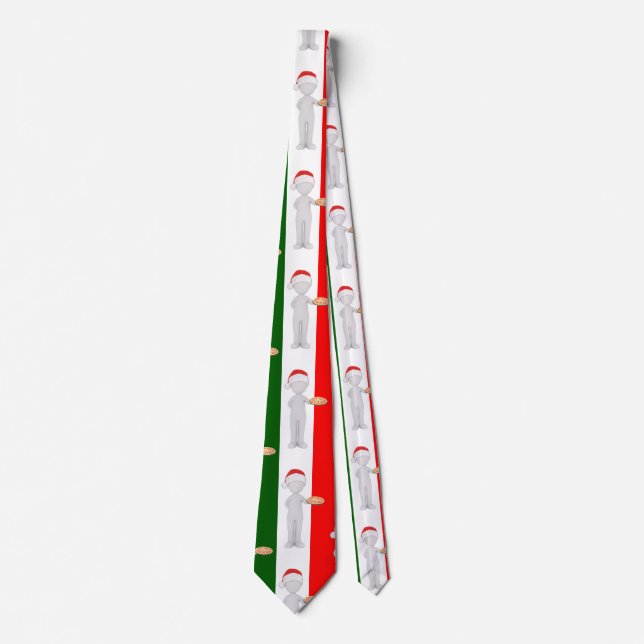 italian christmas neck tie (Front)