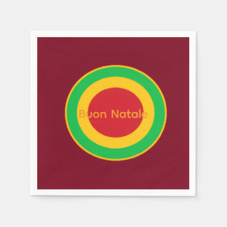 Italian Christmas Paper Party Napkins