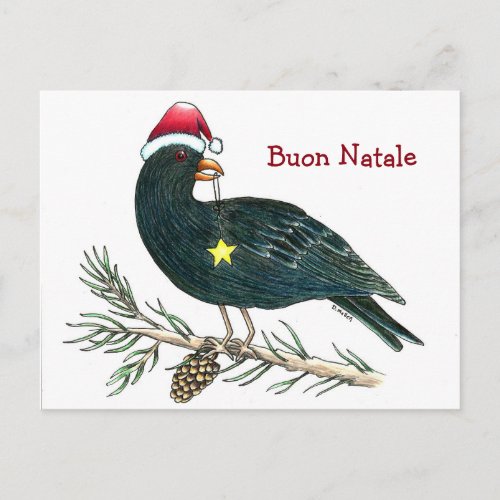 Italian Christmas Postcard Buon Natale