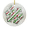 Italian Christmas Snowflake Ornament