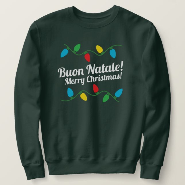 Italian Christmas Sweater  (Design Front)