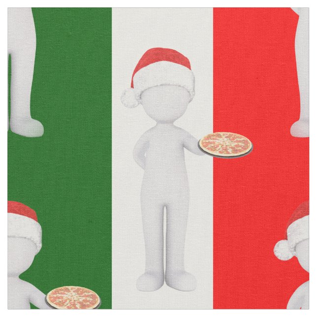 italian christmas xmas fabric (Close Up)