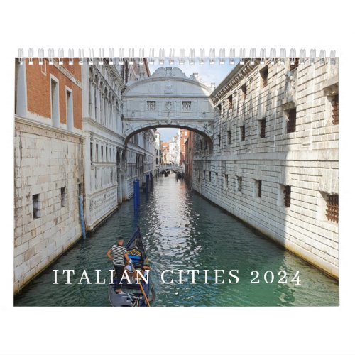 Italian cities 2024 calendar