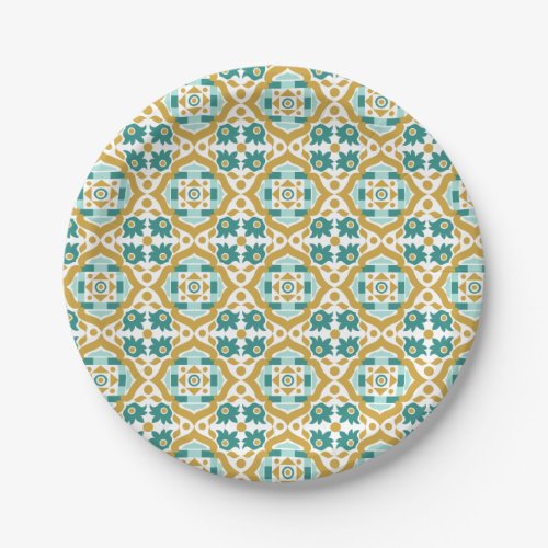 Italian Classic Motif 1 Seamless Pattern Paper Plates