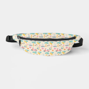 Italian Coastal Summer Seamless Pattern Fanny Pack