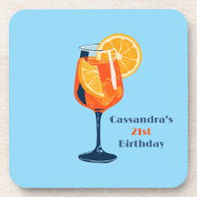 Italian Cocktail Vintage Retro Birthday Custom 