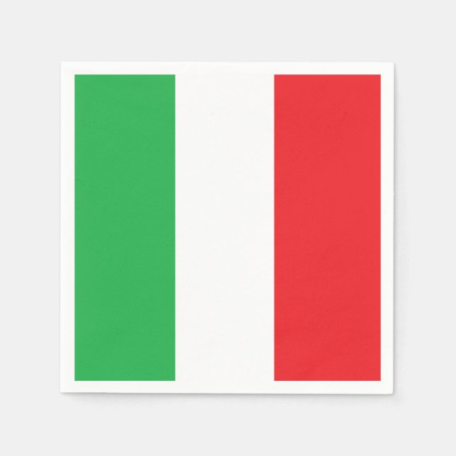 "Italian Colors" Paper Napkins (Front)
