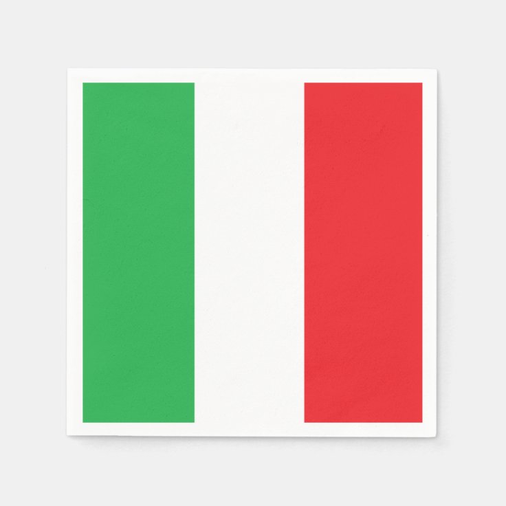 "Italian Colors" Paper Napkins Zazzle