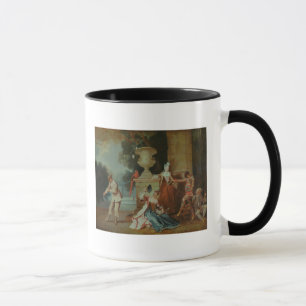 Italian Comedians in a Park, c.1725 Mug